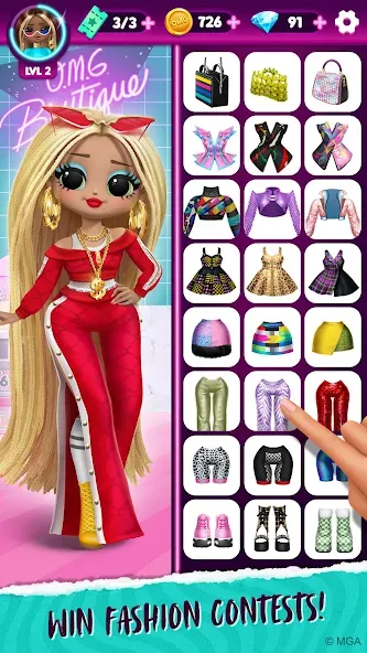 LOL Surprise! OMG Fashion Club — скриншот 3 LOL Surprise! OMG Fashion Club — скриншот 3