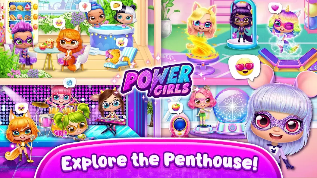 Power Girls - Fantastic Heroes — скриншот 3