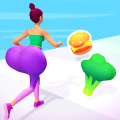 Скачать Twerk Race 3D: Belly Body Run MOD APK — Много денег и без рекламы