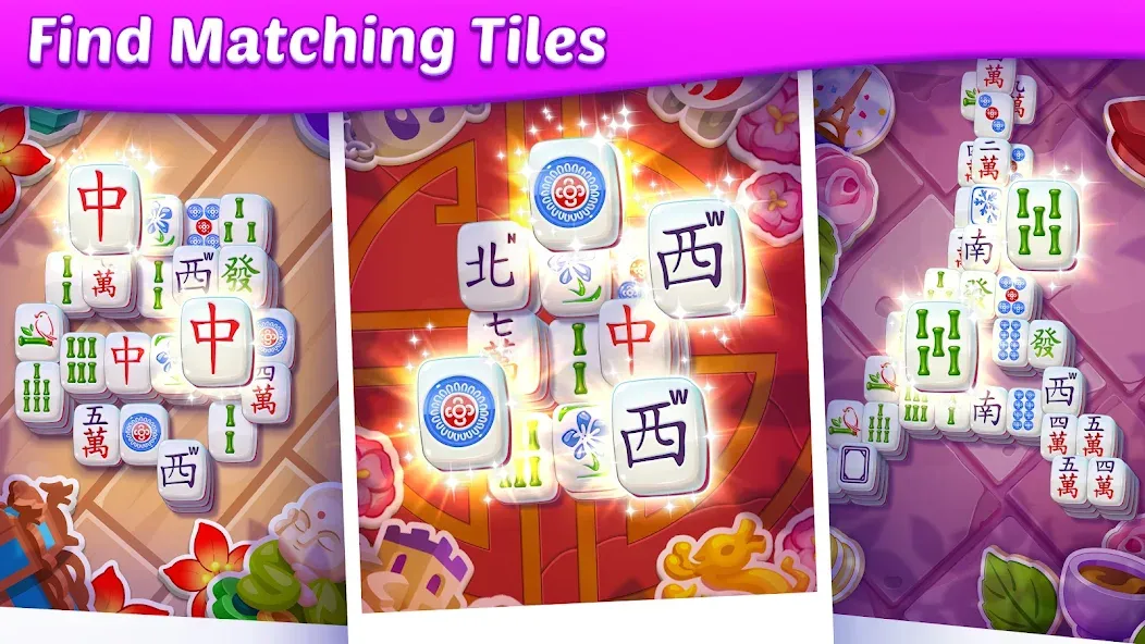 Mahjong City Tours: Tile Match — скриншот 2