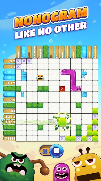 Nono Crossing Picture Nonogram — скриншот 2