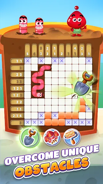 Nono Crossing Picture Nonogram — скриншот 3