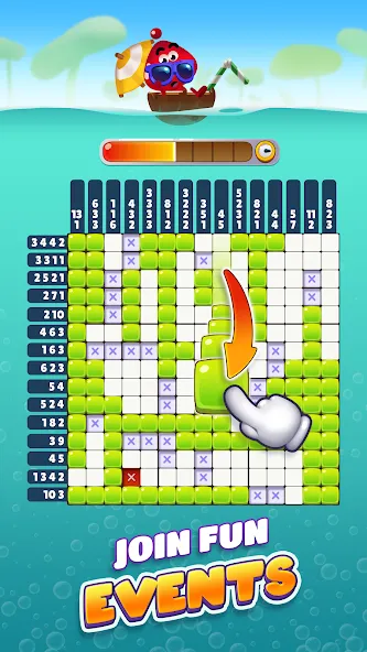 Nono Crossing Picture Nonogram — скриншот 5