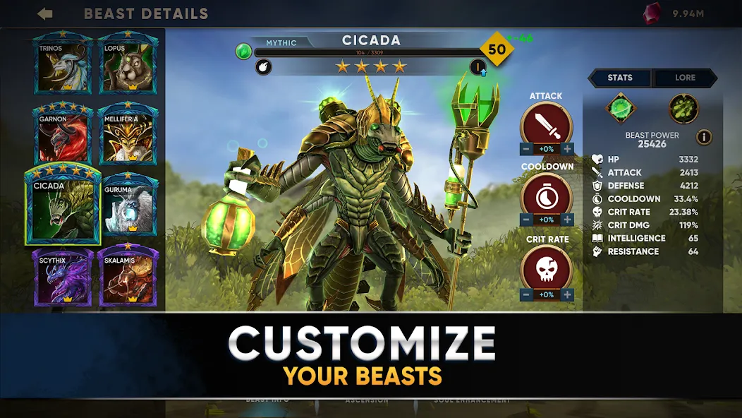 Clash of Beasts: Tower Defense — скриншот 4 Clash of Beasts: Tower Defense — скриншот 4