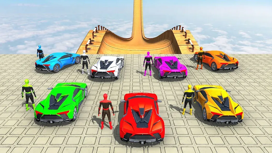 Mega Ramp Car Games Car Stunts — скриншот 1