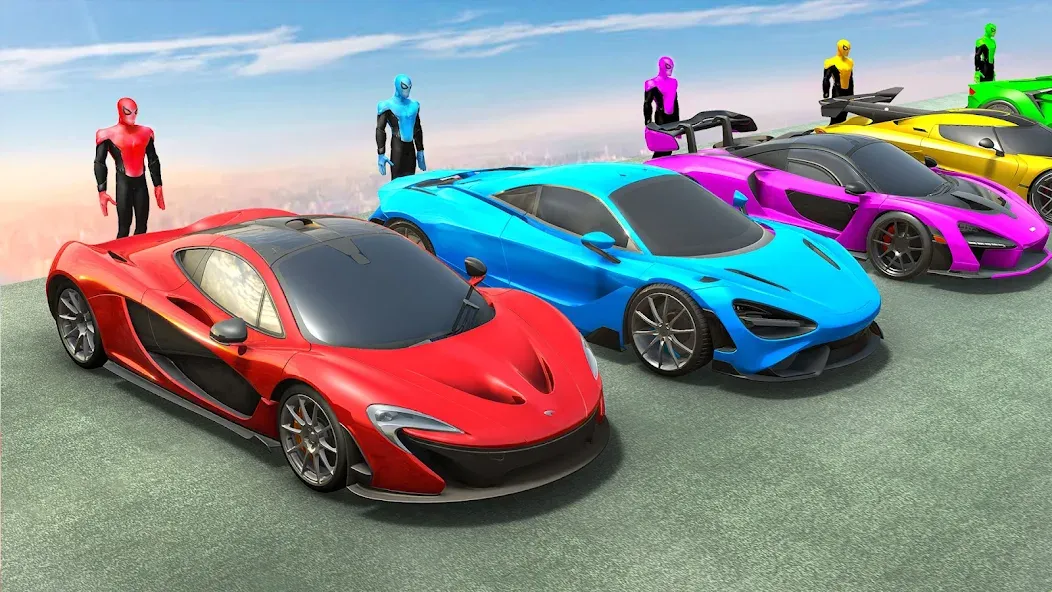 Mega Ramp Car Games Car Stunts — скриншот 2