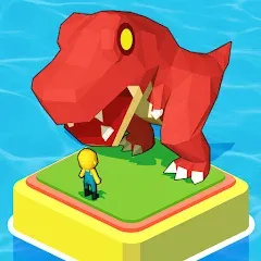 Скачать Dino Tycoon - 3D Building Game — МОД Много денег