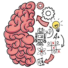 Скачать Brain Test: Tricky Puzzles MOD APK — Много подсказок