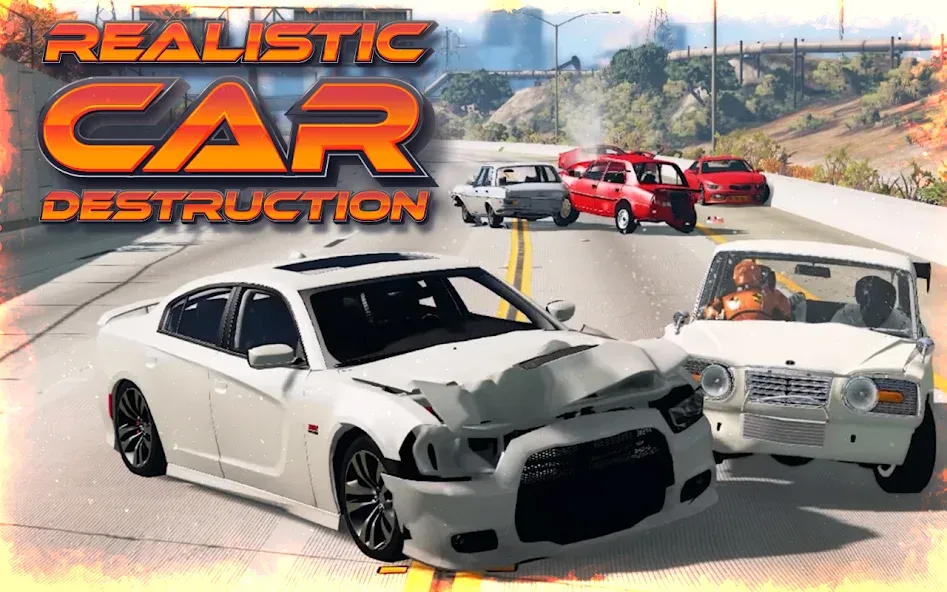 Highway Crash Car Race — скриншот 1