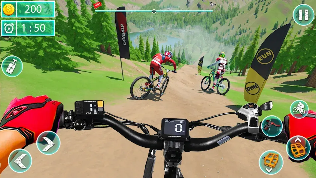MTB Downhill: BMX Racer — скриншот 2