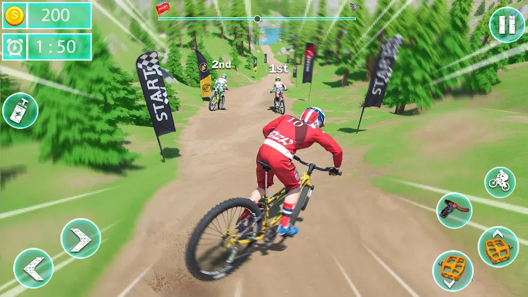MTB Downhill: BMX Racer — скриншот 4