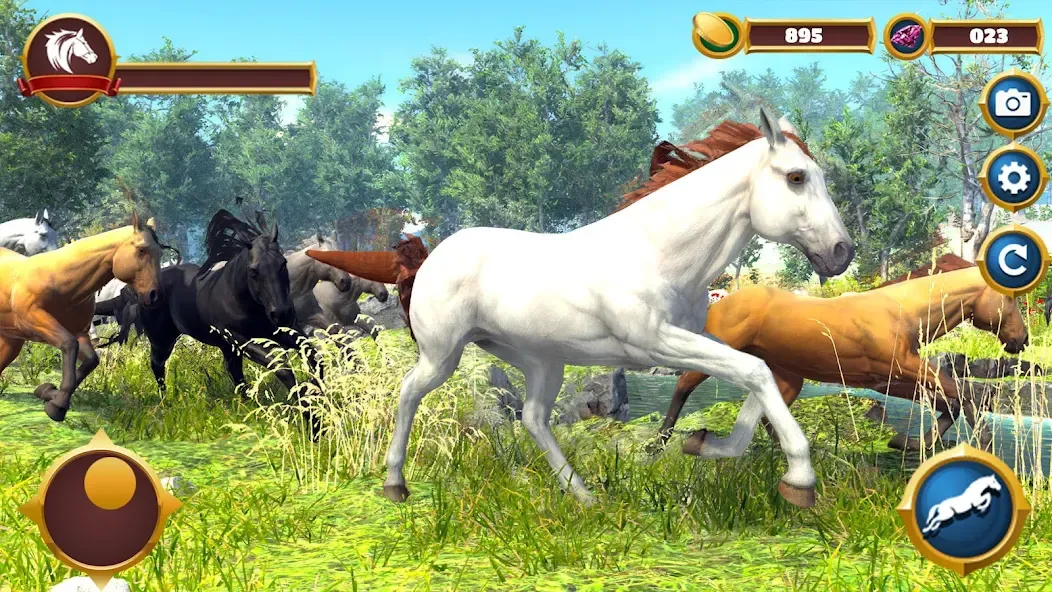 Virtual Horse Family Simulator — скриншот 1