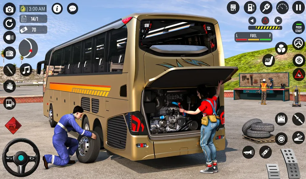 Bus Simulator 3D: Bus Games — скриншот 1