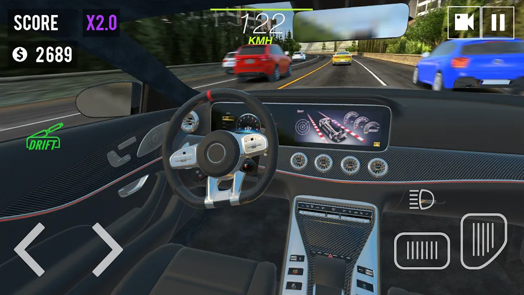 Racing in Car 2021 — скриншот 4