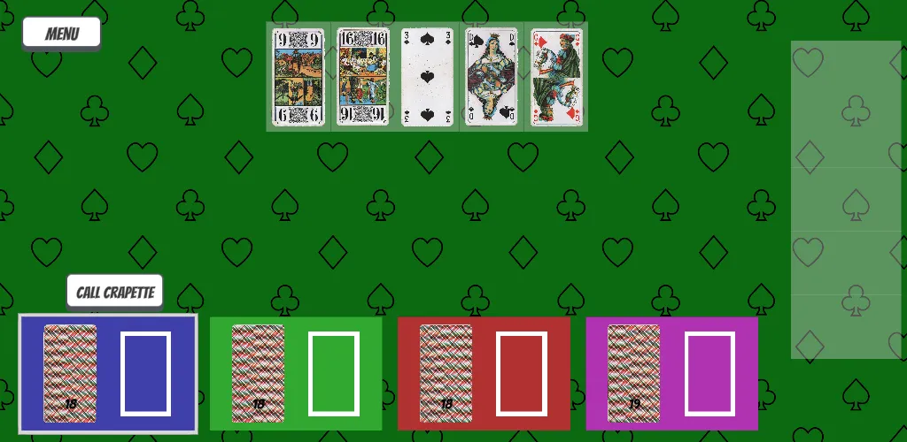 Crapette multiplayer solitaire — скриншот 1