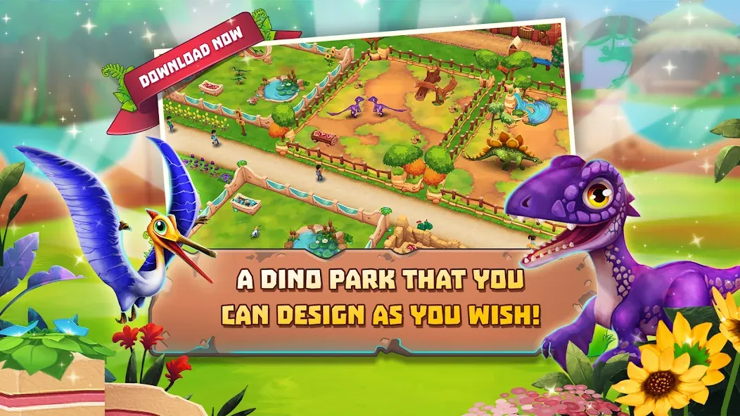 Dinosaur Park – Primeval Zoo — скриншот 1 Dinosaur Park – Primeval Zoo — скриншот 1