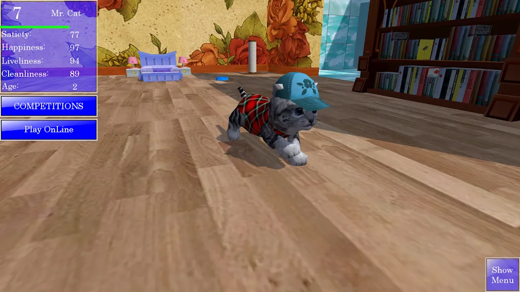 Cute Pocket Cat 3D — скриншот 2 Cute Pocket Cat 3D — скриншот 2