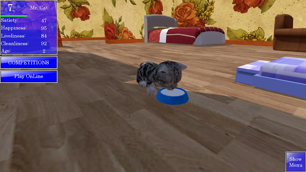 Cute Pocket Cat 3D — скриншот 4 Cute Pocket Cat 3D — скриншот 4