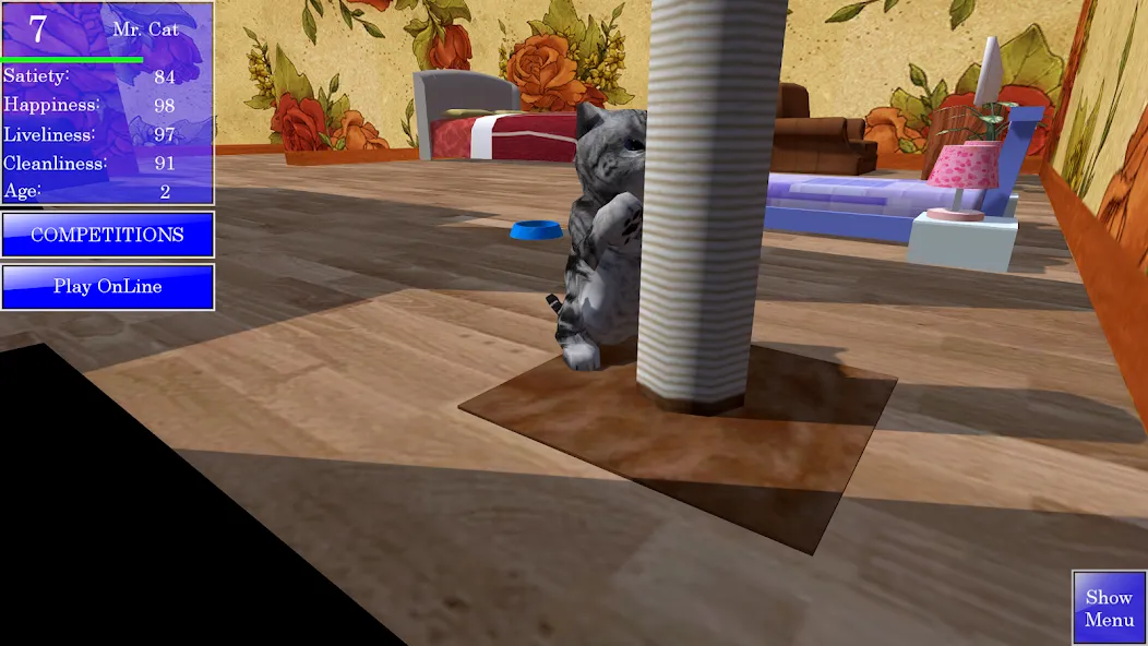 Cute Pocket Cat 3D — скриншот 5