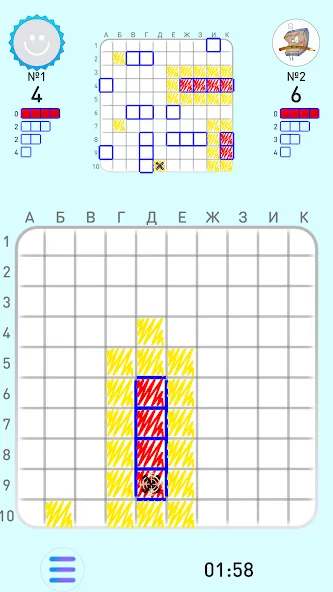 SEA BATTLE K.O. online — скриншот 2