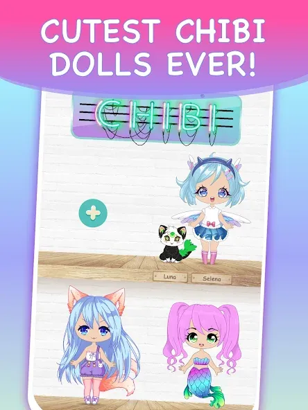 Chibi Dress Up Games for Girls — скриншот 1
