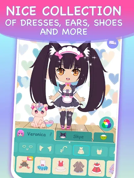 Chibi Dress Up Games for Girls — скриншот 3