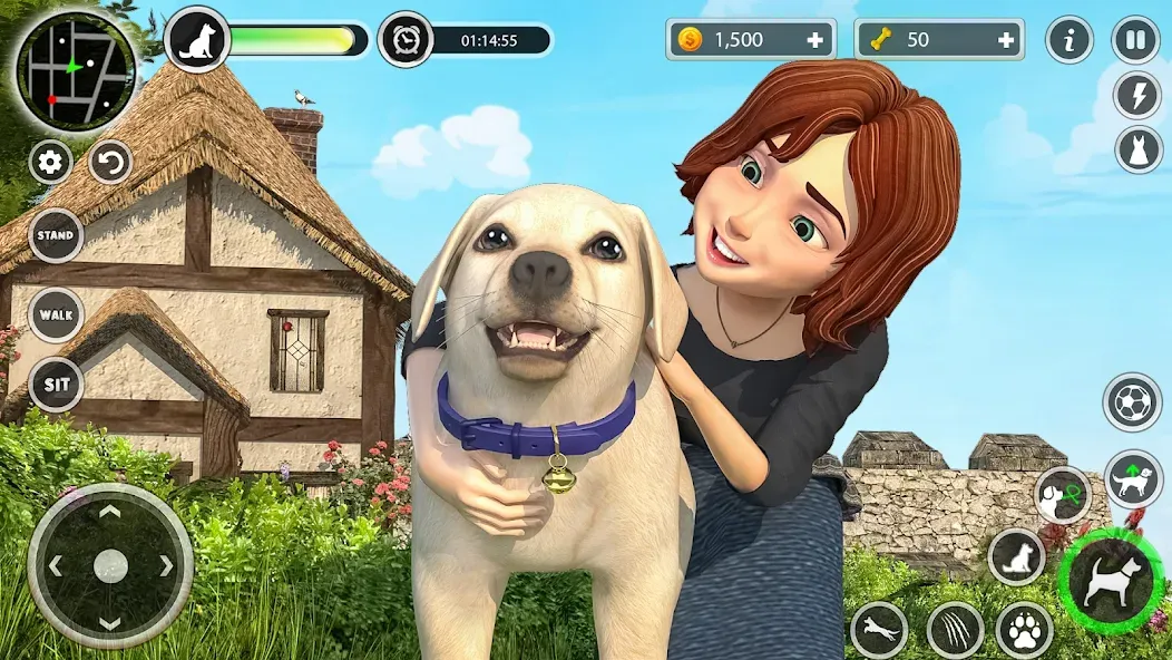 Dog Simulator Pet Dog Games 3D — скриншот 3