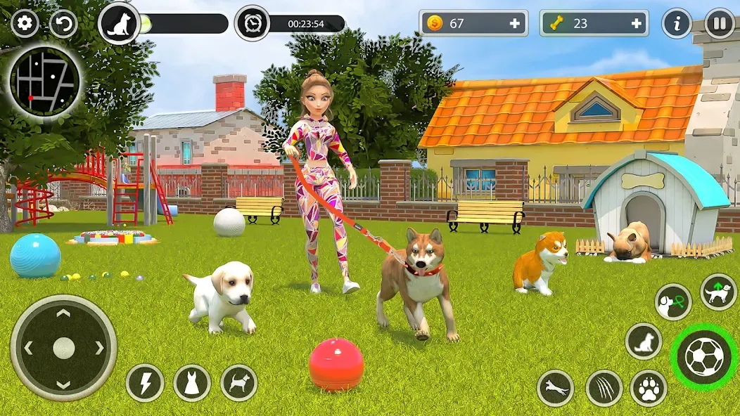 Dog Simulator Pet Dog Games 3D — скриншот 5