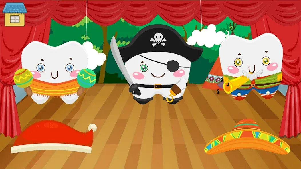 Funny Teeth kids dentist care — скриншот 2