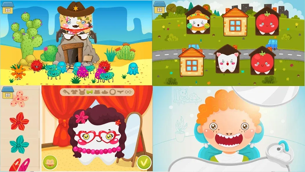 Funny Teeth kids dentist care — скриншот 4