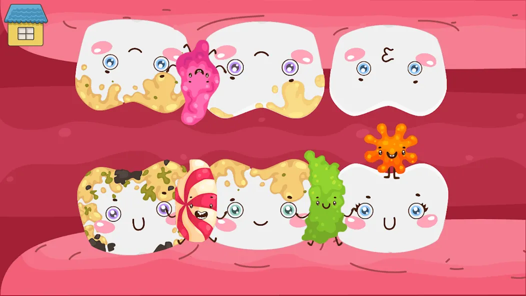 Funny Teeth kids dentist care — скриншот 5
