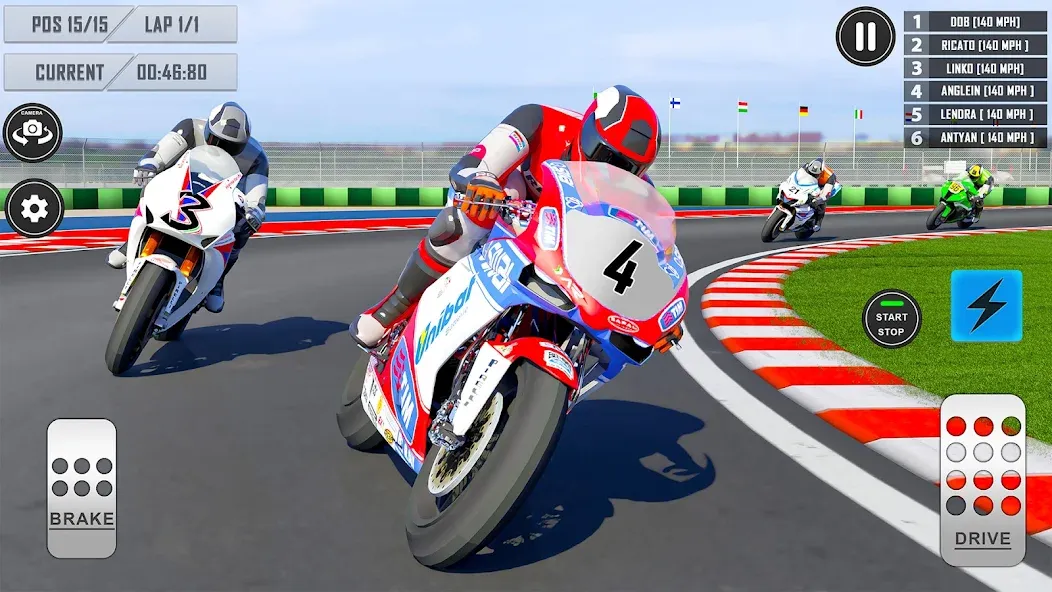 3D Bike Racing Games Offline — скриншот 1