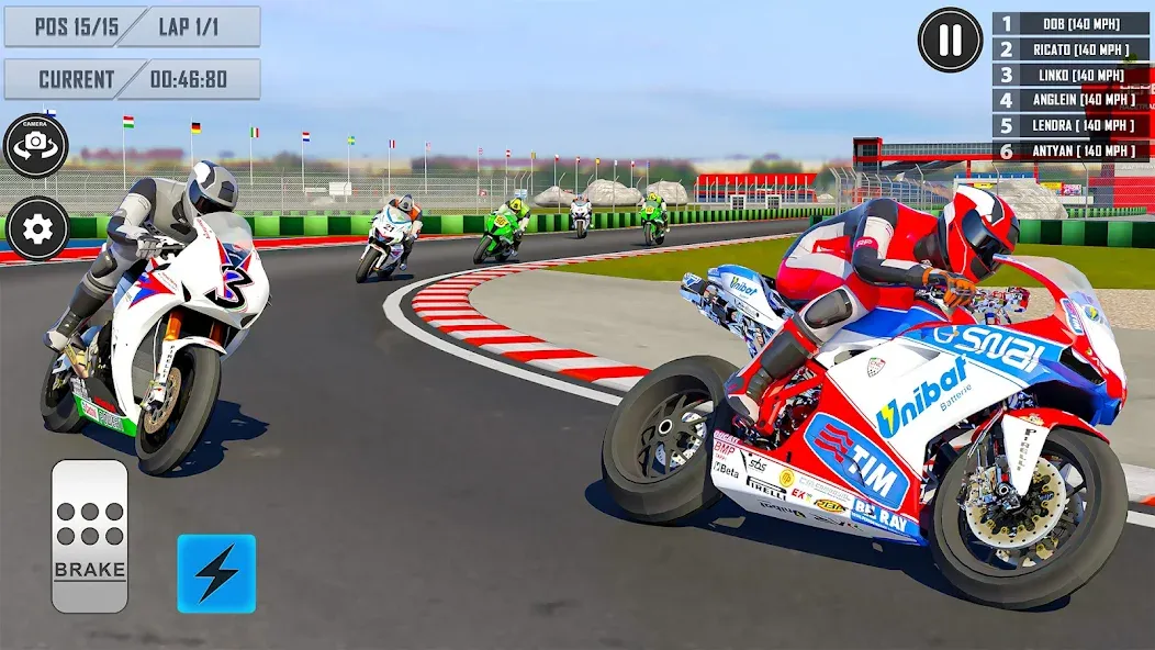 3D Bike Racing Games Offline — скриншот 2