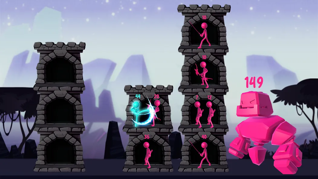 Stickman Tower Defense — скриншот 2