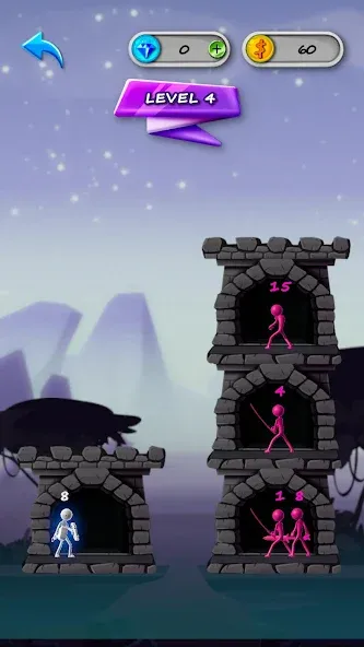Stickman Tower Defense — скриншот 3