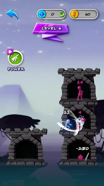 Stickman Tower Defense — скриншот 4
