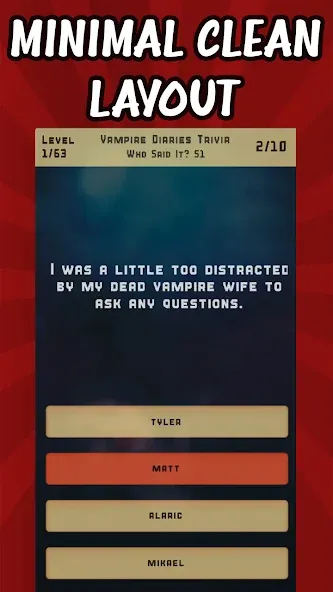 Vampire Diaries Quiz Trivia — скриншот 2