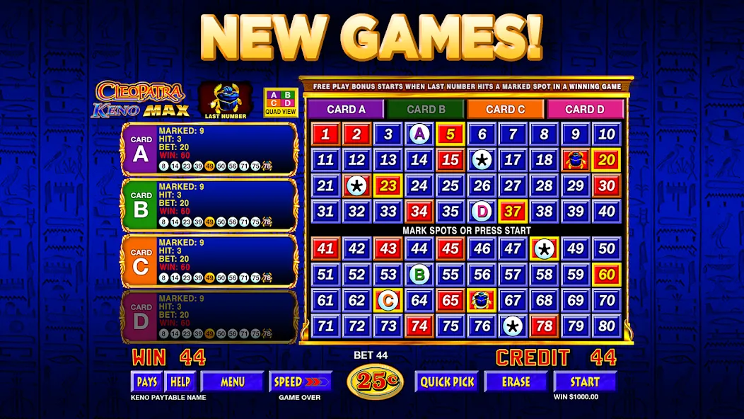 Keno Star - Multi Card Games — скриншот 2