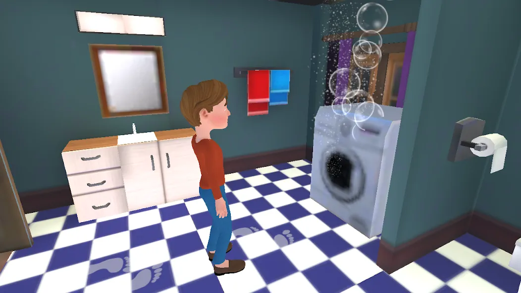 Super Dad Virtual : Happy Game — скриншот 4