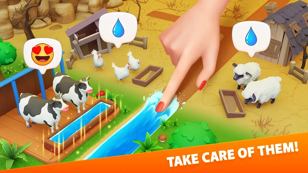 Klondike Adventures: Farm Game — скриншот 1 Klondike Adventures: Farm Game — скриншот 1