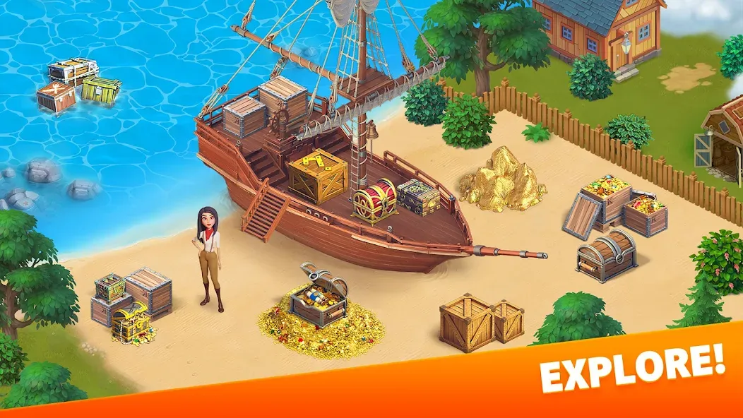 Klondike Adventures: Farm Game — скриншот 5