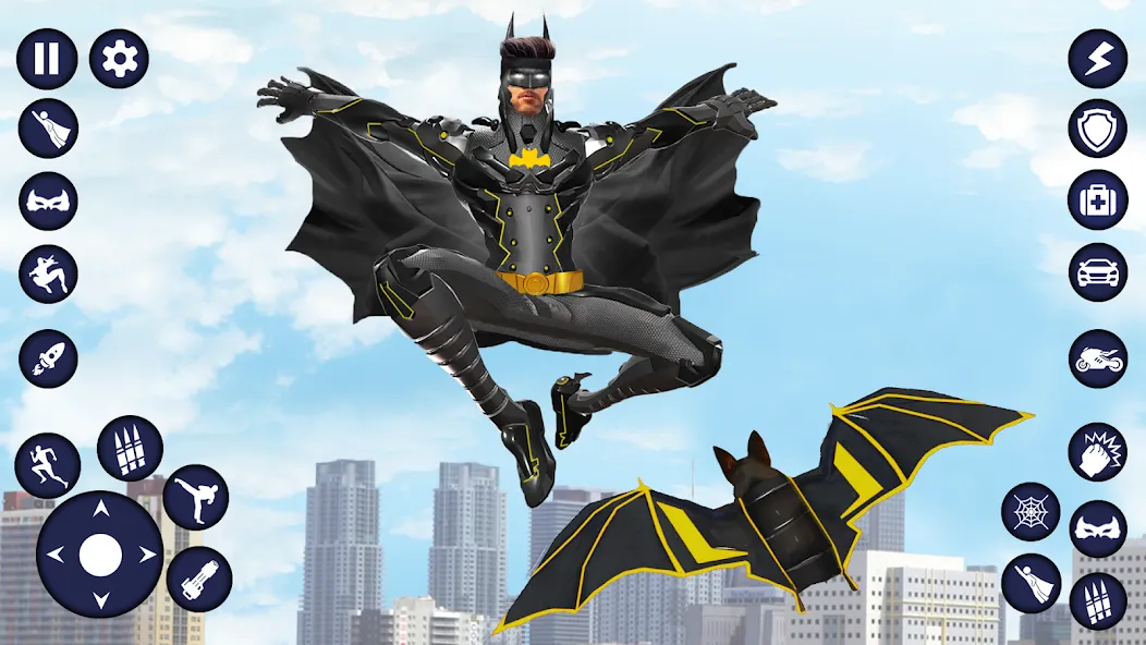 Flying Bat Robot Car Transform — скриншот 1