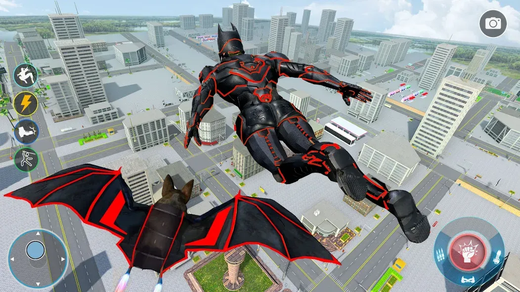 Flying Bat Robot Car Transform — скриншот 2