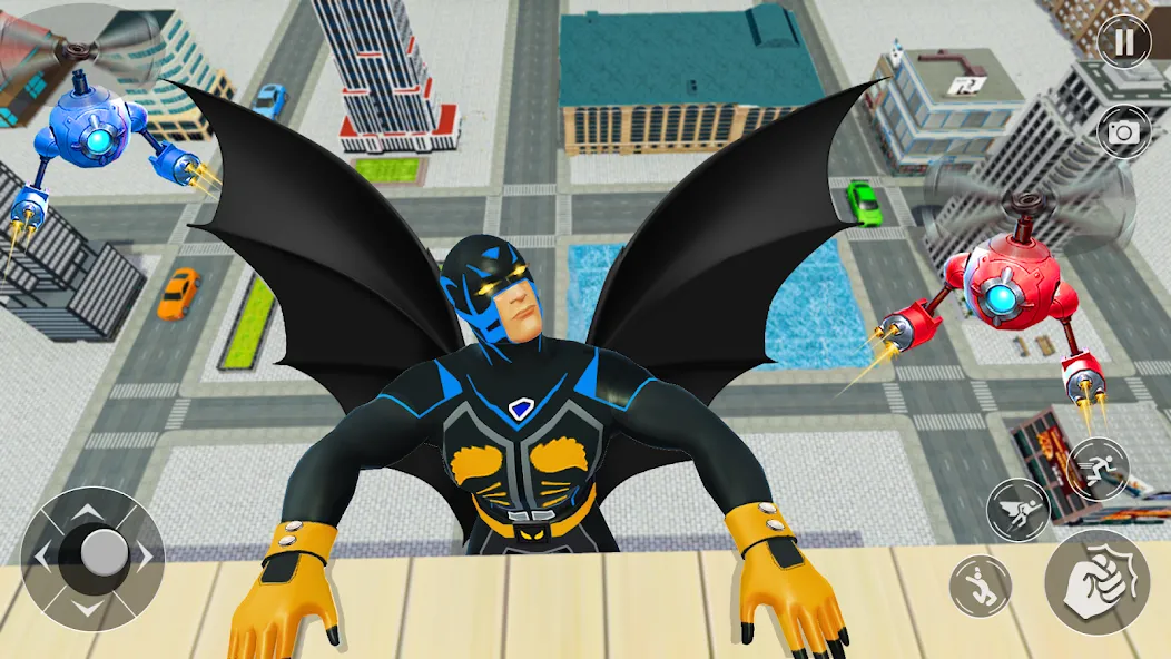 Flying Bat Robot Car Transform — скриншот 3