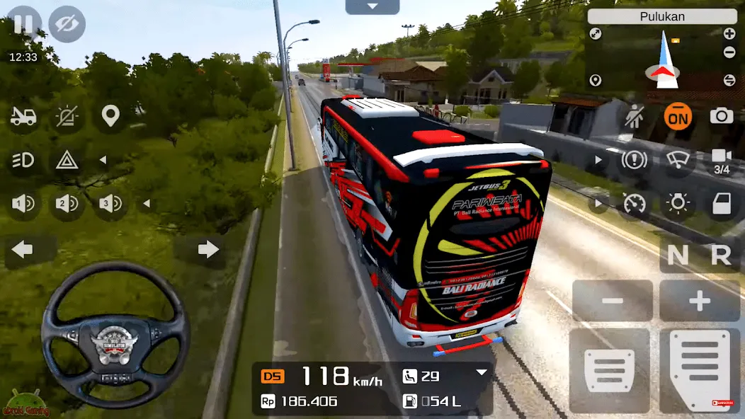 Coach Tourist Bus City Driving — скриншот 2