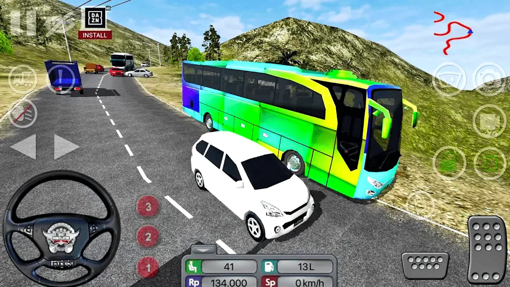 Coach Tourist Bus City Driving — скриншот 3