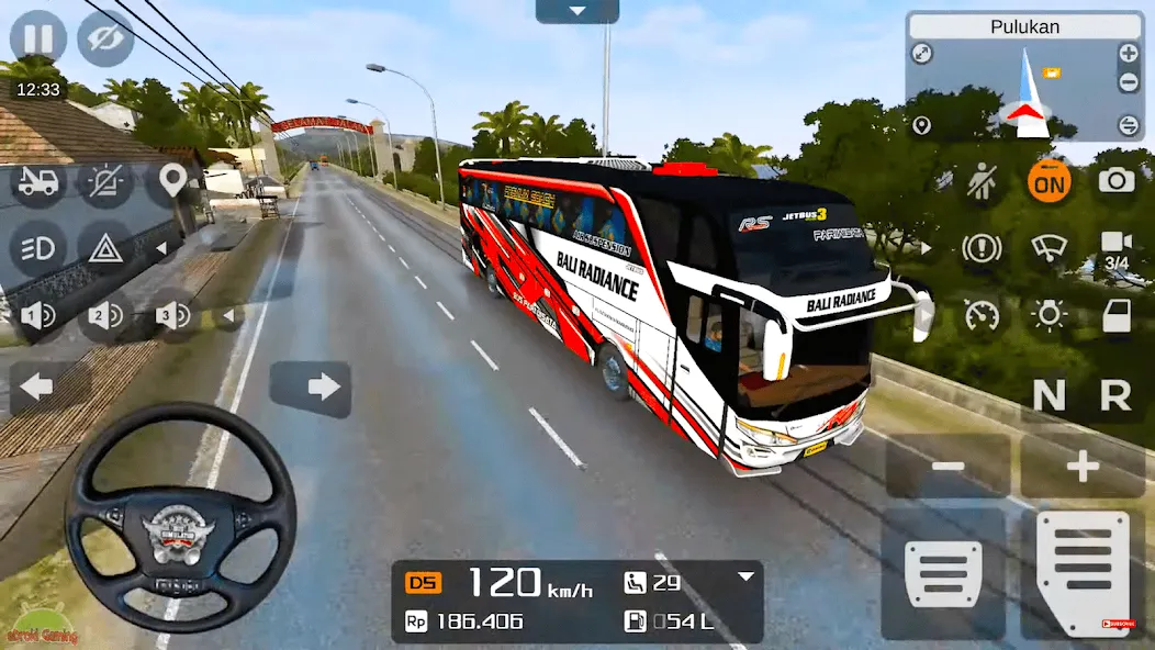 Coach Tourist Bus City Driving — скриншот 4