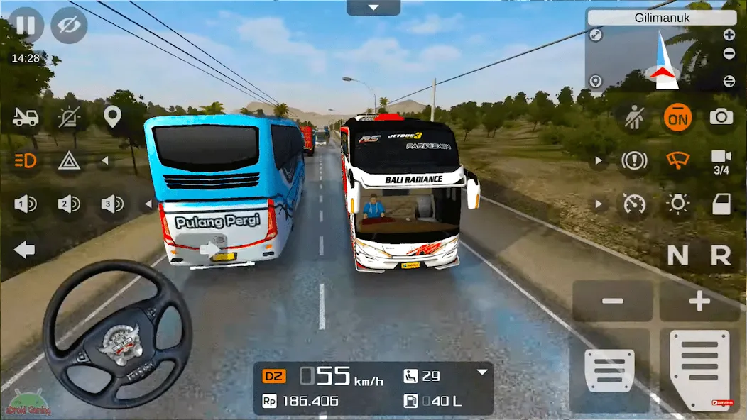 Coach Tourist Bus City Driving — скриншот 5