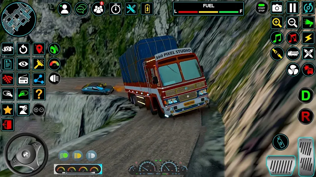 Indian Truck Offroad Cargo Sim — скриншот 1