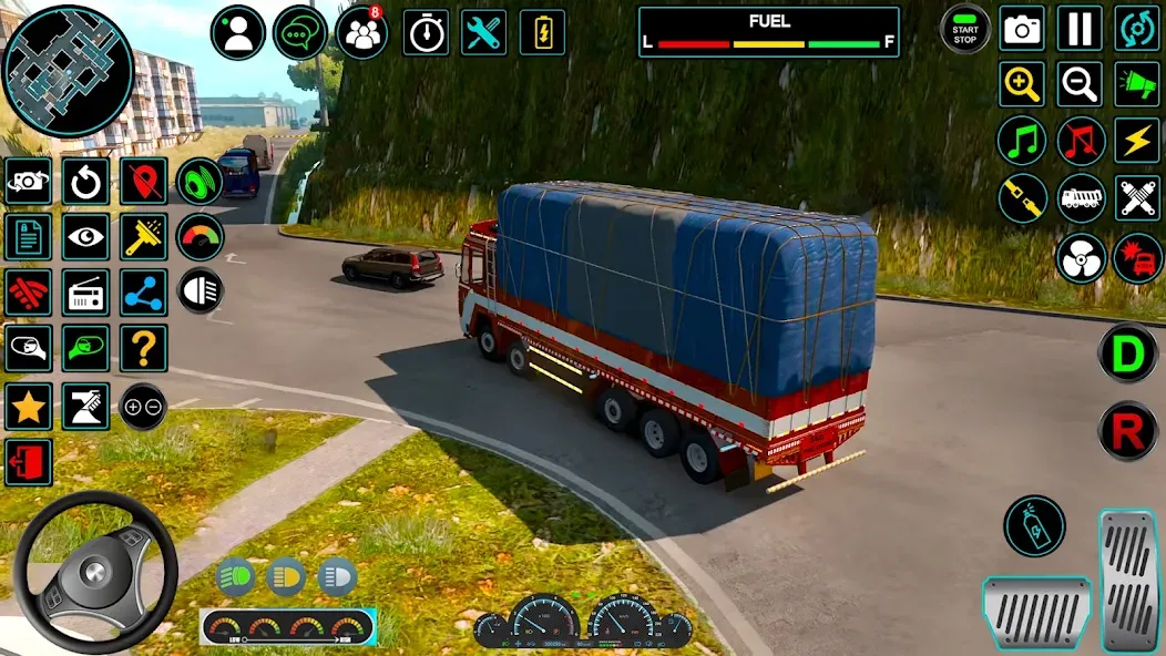 Indian Truck Offroad Cargo Sim — скриншот 2